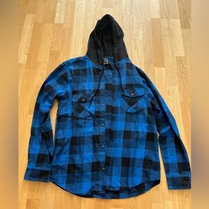 Valor Collective Checkered 100% Cotton Flannel - Size Small *New Condition*